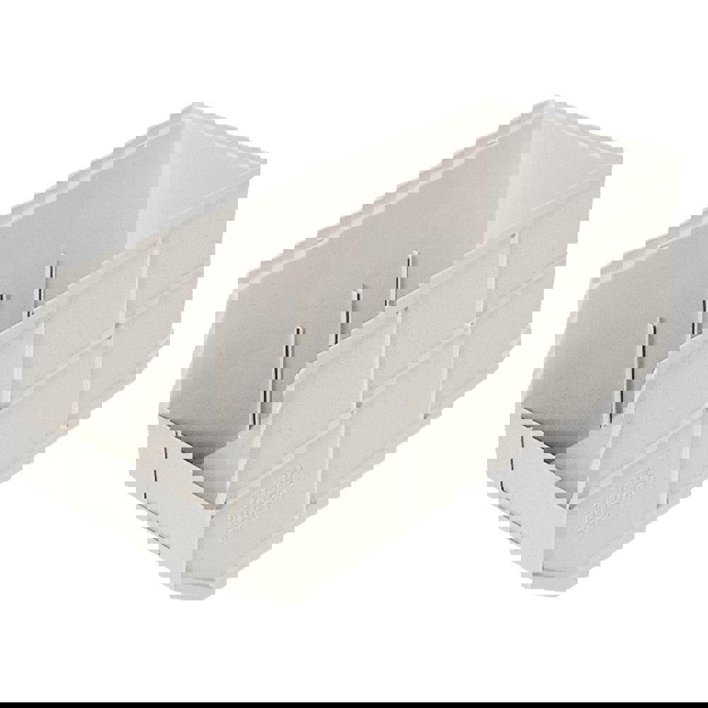 Plastic Hopper Stacking Bin: Ivory